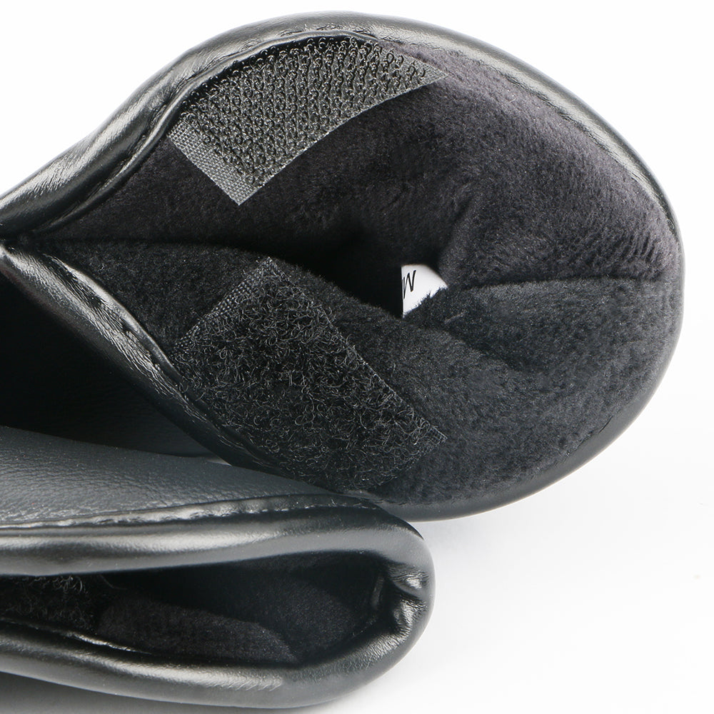 PU Golf Headcover| Embroidered Panda Design Iron Club Golf Head Cover Set Waterproof Durable Effective Protection Club