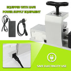 WOSOFE Electric Golf Club Vise Clamp with Automatic Push-Off, Heavy-Duty Aluminum Shaft Clamp for Grip Removal & Clubhead Replacement, Includes 72W 24V/3A Power Adapter, Professional Golf Maintenance Station