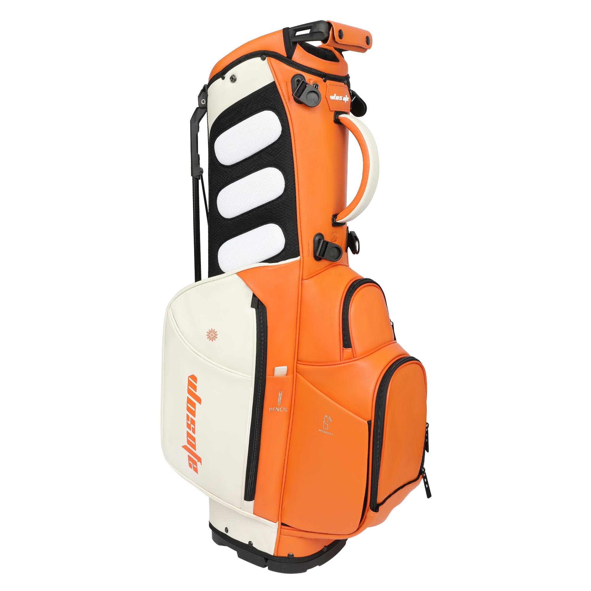 Wosofe JM9001 Golf Stand Bag  Premium PU Leather 6-14Way(Free Shipping)