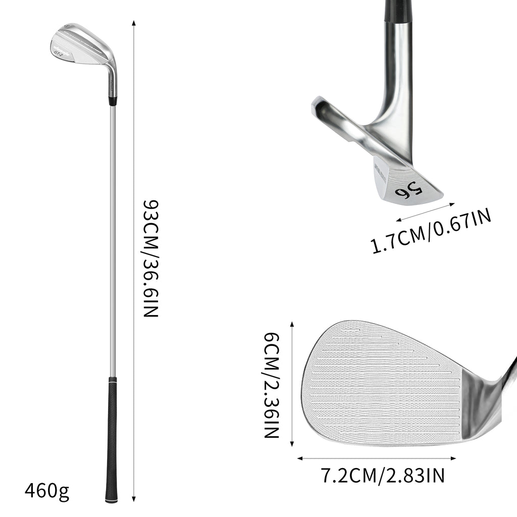 Premium Full Face Golf Wedges, Golf Wedge Set, 3 Wedges 52/56/60 Degree,Lob,Gap,Sand Golf Club for Men, Premium Grip, Right Hand