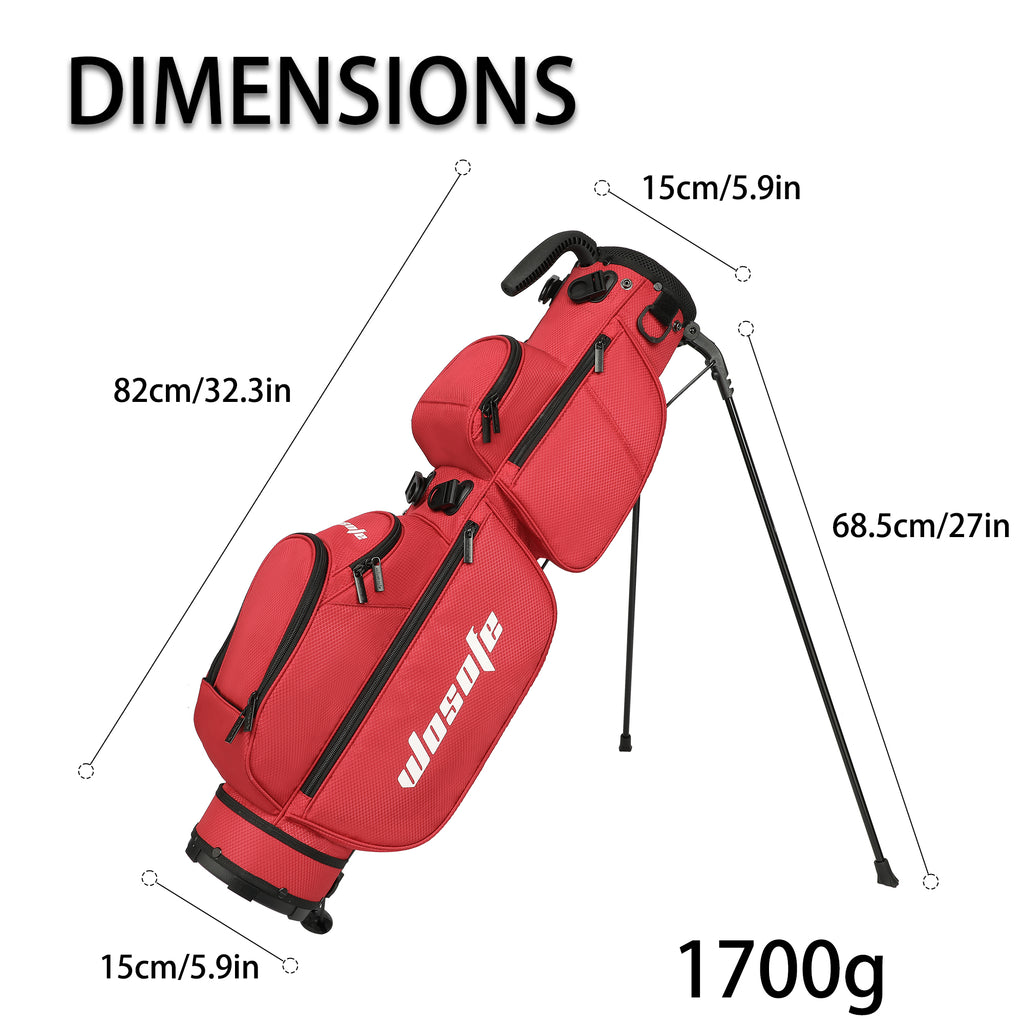 Lightweight 3-Way Golf Stand Bag  Ultra-Portable