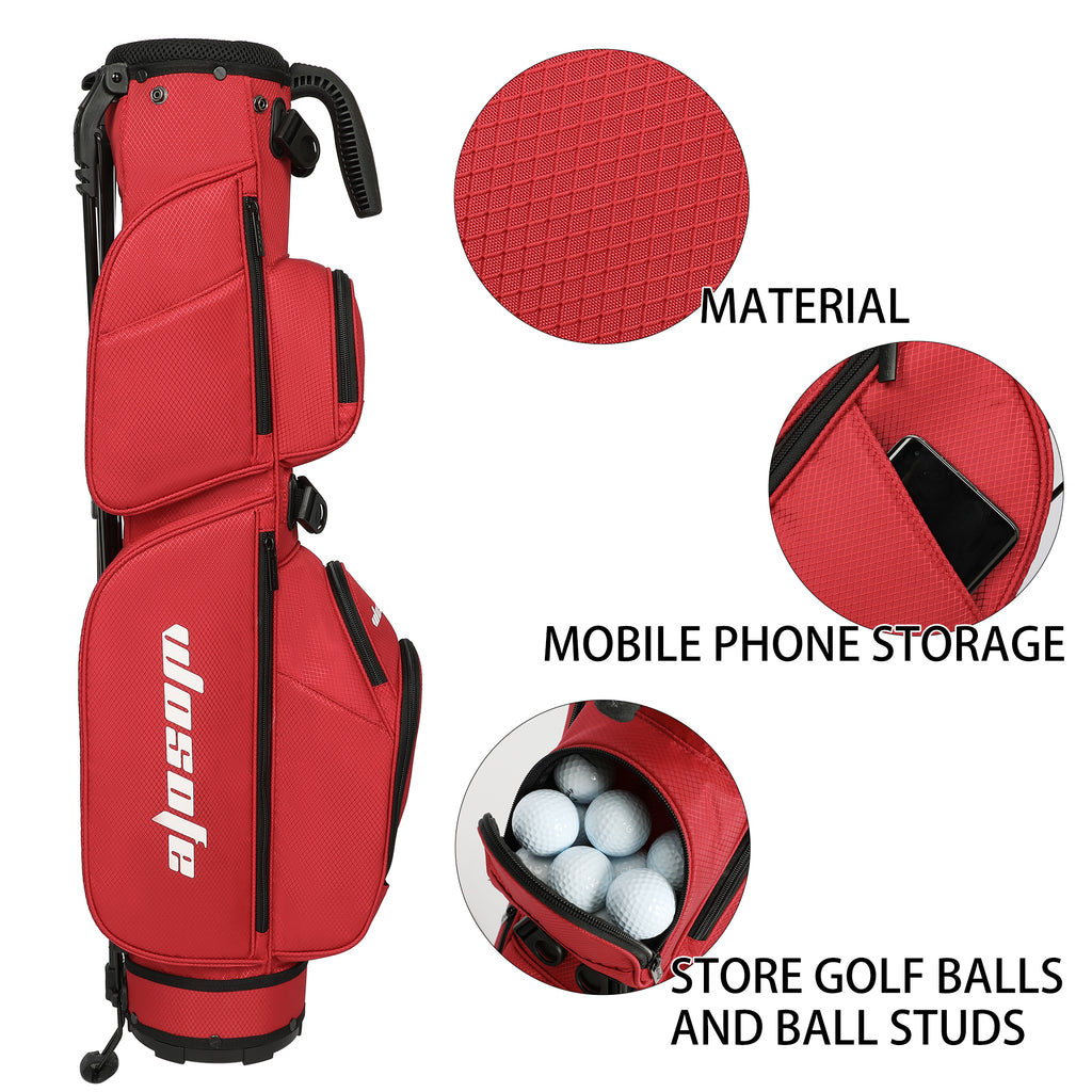 Lightweight 3-Way Golf Stand Bag  Ultra-Portable