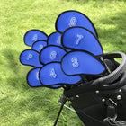 Golf Iron Covers Set Durable Lightweight Golf Club Head Cover 10Pcs/Pack Fit Most Irons
