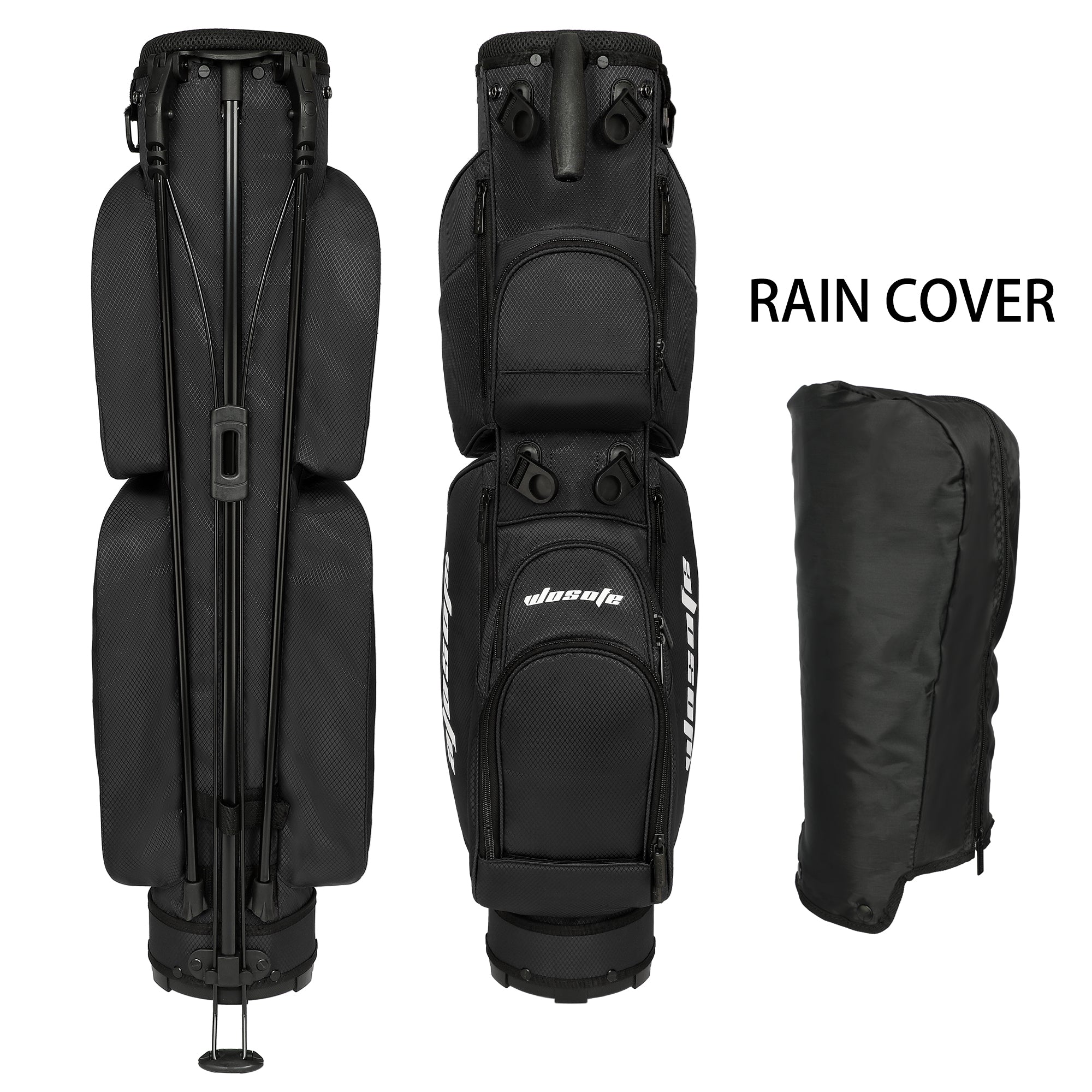 Golf Bag,Golf Stand Bag,for Men Women 3-Way Dividers Lightweight Par 3 Driving Range Executive Courses Portable and Durable with Adjustable and Detachable Dual - Shoulder Straps Rain Cover