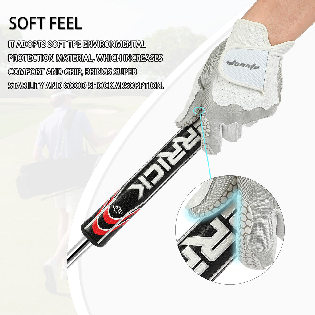 Golf Grip, Men Lightweight & Durable Golf Putter Grip, Portable PU Material Soft Many Color to Choose Golf Grip for Women