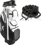 T-LOCK 14-Way Golf Cart Bag with Full-Length Dividers – Anti-Rattle Fixed Slots Organization, 13 Storage Pockets, Insulated Cooler Bag & Rain Cover – Premium Waterproof Oxford Carry Bag for Men & Women