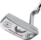 Golf Putter Blade Men Right Hand Black Red HeadCovers PU Grip CNC Steel Mallet Professional Golf Club