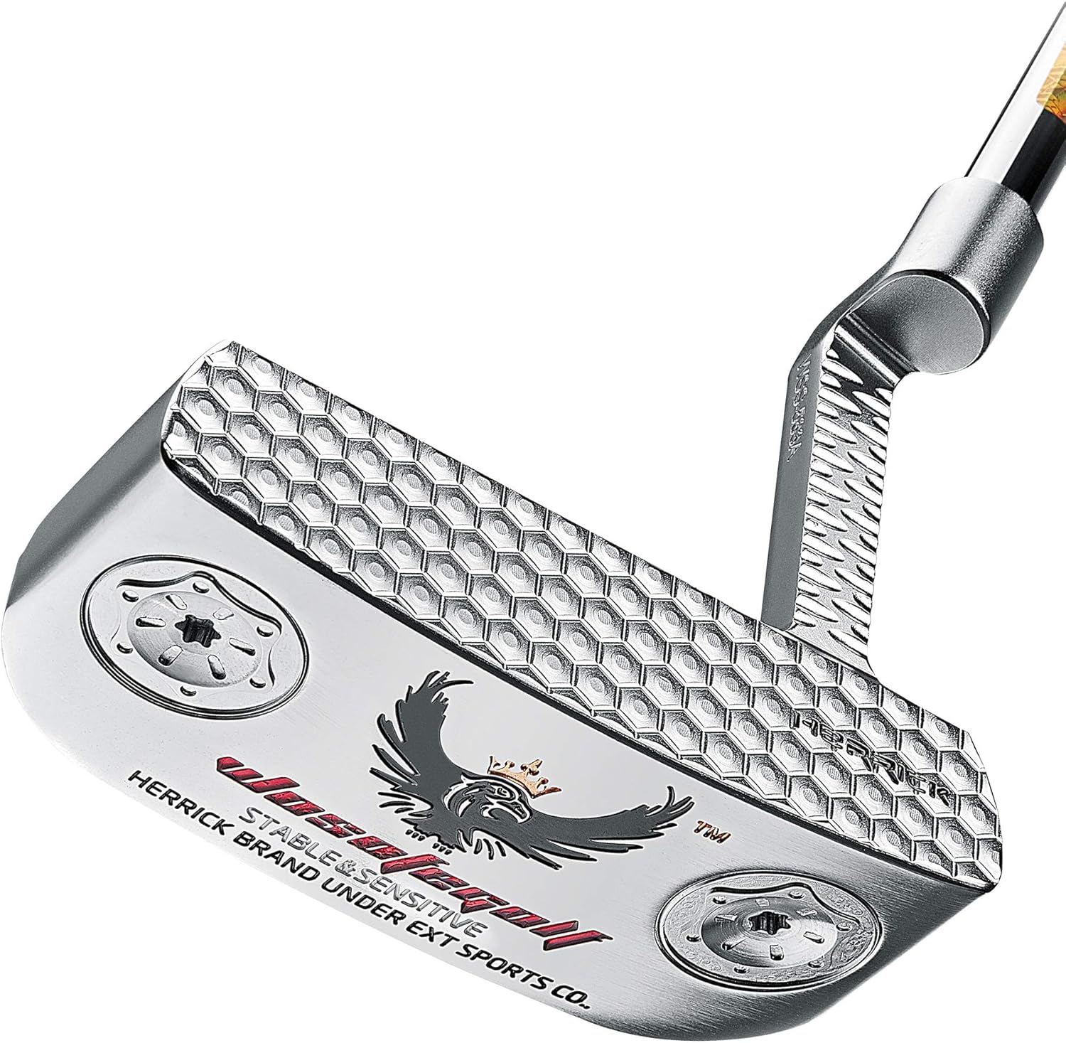 Golf Putter Blade Men Right Hand Black Red HeadCovers PU Grip CNC Steel Mallet Professional Golf Club