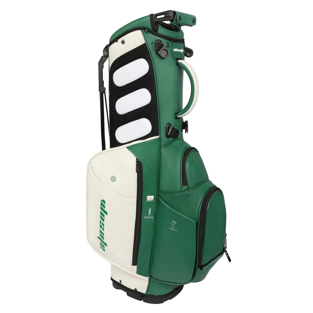 Wosofe JM9001 Golf Stand Bag  Premium PU Leather 6-14Way(Free Shipping)