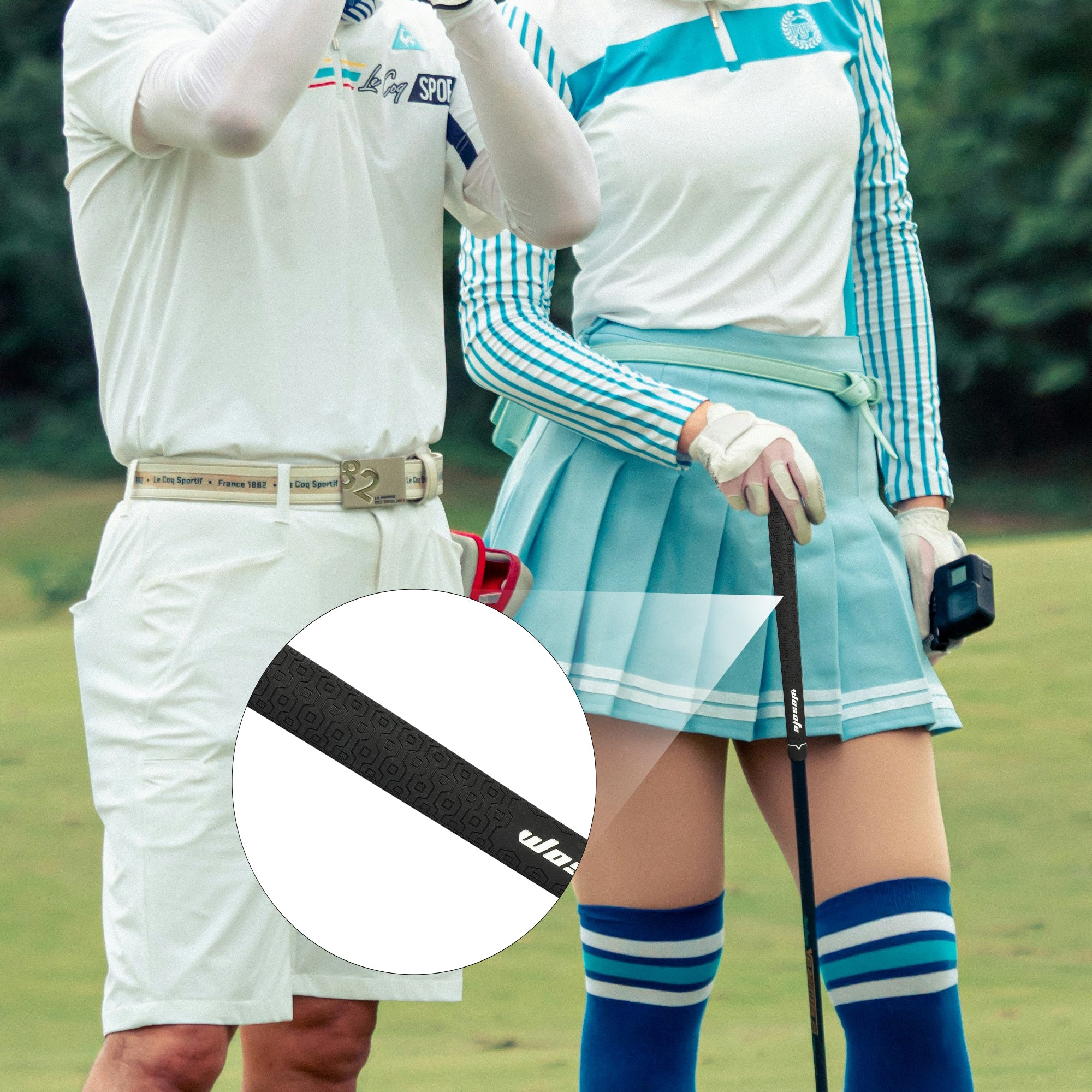 Golf Club Grips Black Non-Slip Ultra-Light Grip Handlebar Cover