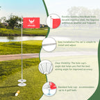 Golf Swing Trainers, Golf Putting Aid, Putter Swing Training Practice Aid|Green Hole Flag Hole CupTraining Equipment Golf Training aids,Home Indoor Outdoor Office Backyard Practice