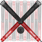 Golf Grips 65g 13 Pack Cord Rubber Compound Material Hybrid Golf Club Grips Standard Midsize Options of 4 Colors All Weather Performance