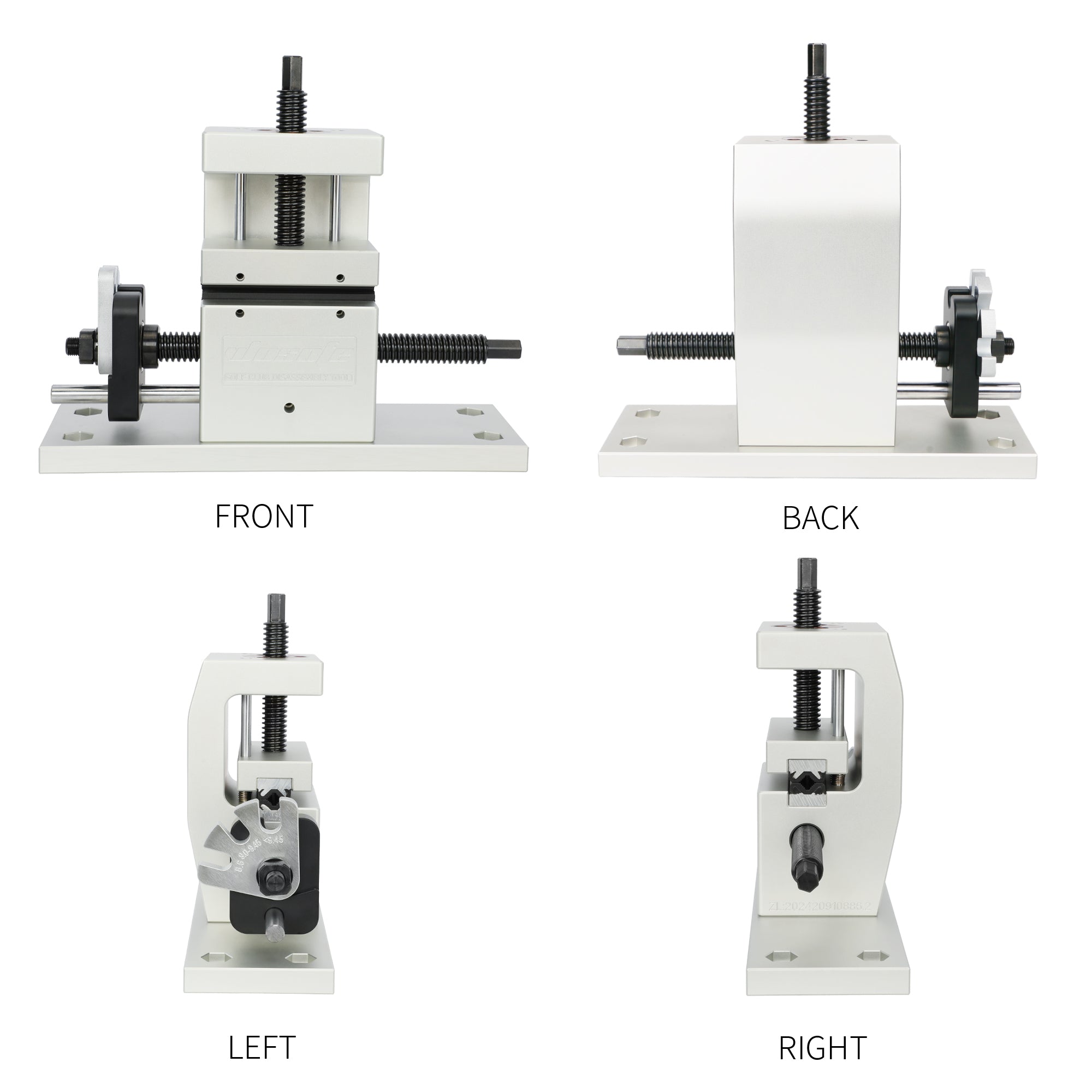 Golf Club Grip Kit Shaft Ferrules Head Removal Machine Works Shaft Puller Fitting Workshop Separator Repair Tools for All Club Shafts and Driver Iron Wedge Putter Heads Simple to Operate Golfer