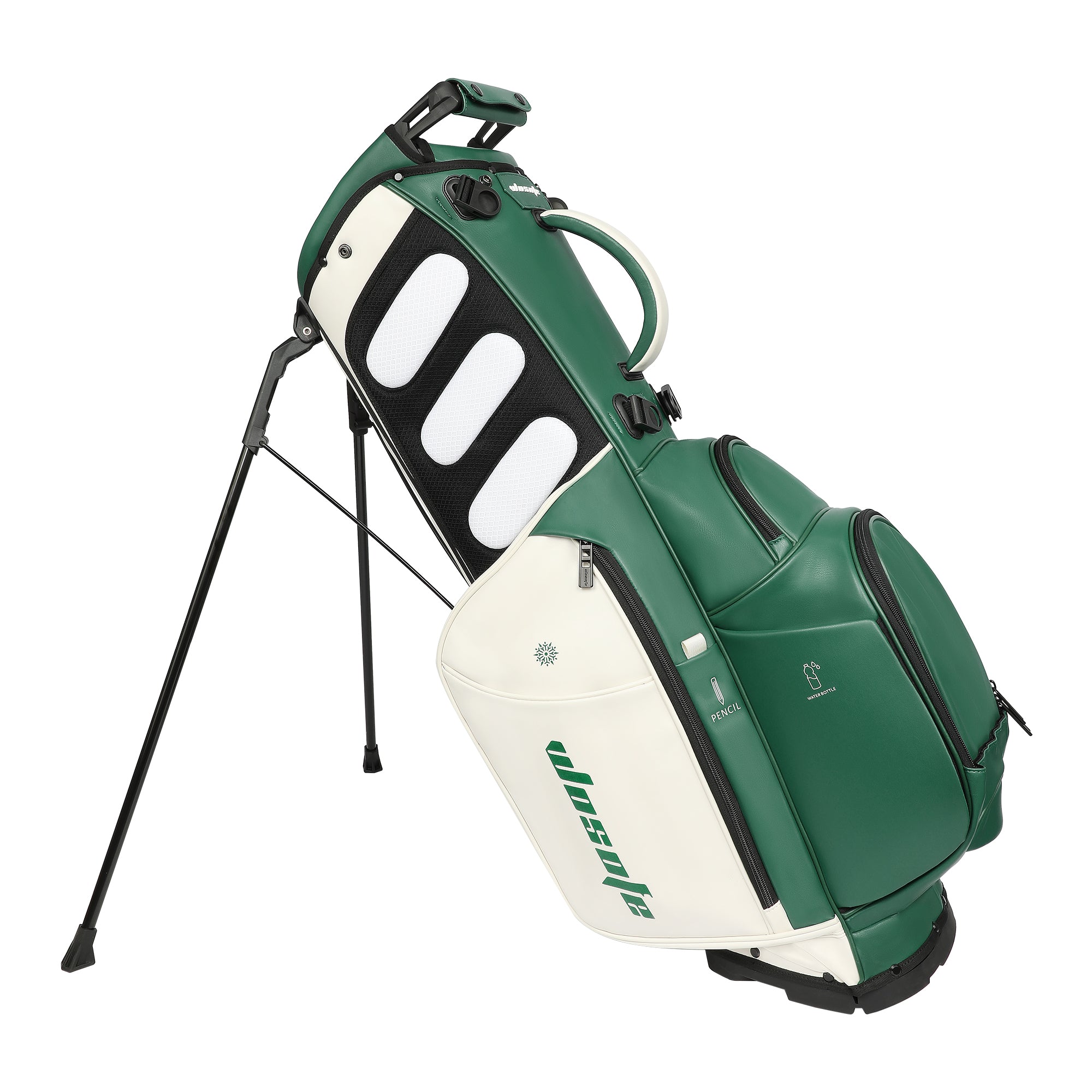 Wosofe JM9001 Golf Stand Bag  Premium PU Leather 6-14Way(Free Shipping)