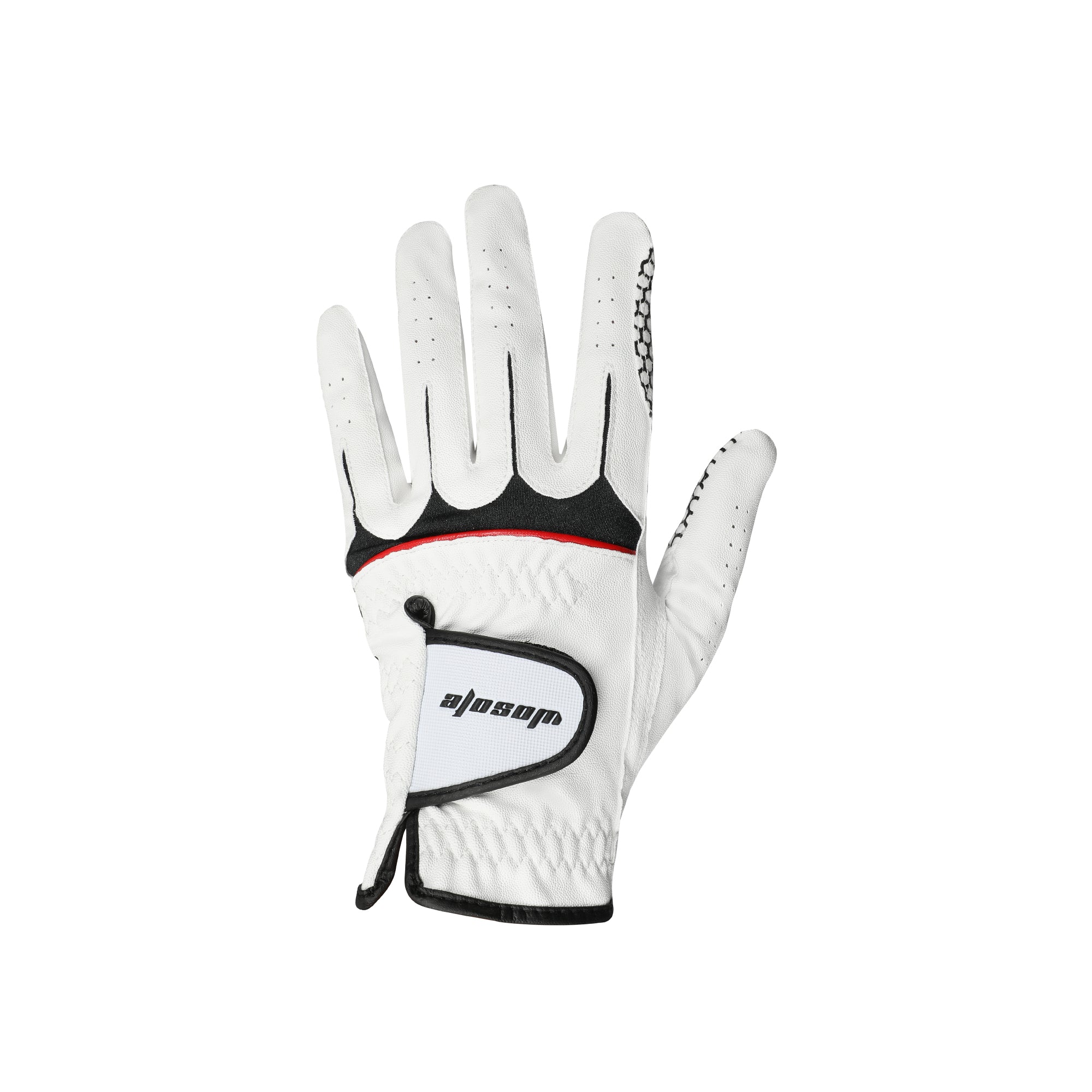 Golf Gloves Men's Durable White Cabretta Leather All Weather Gloves for Left Handed Golfers, Breathable, Soft Comfortable Grip