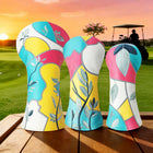 Wosofe Premium Embroidery Golf Wood Headcover - Waterproof PU Leather