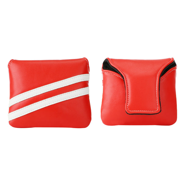 Wosofe Premium Square Magnetic Putter Headcover - Waterproof PU Leather