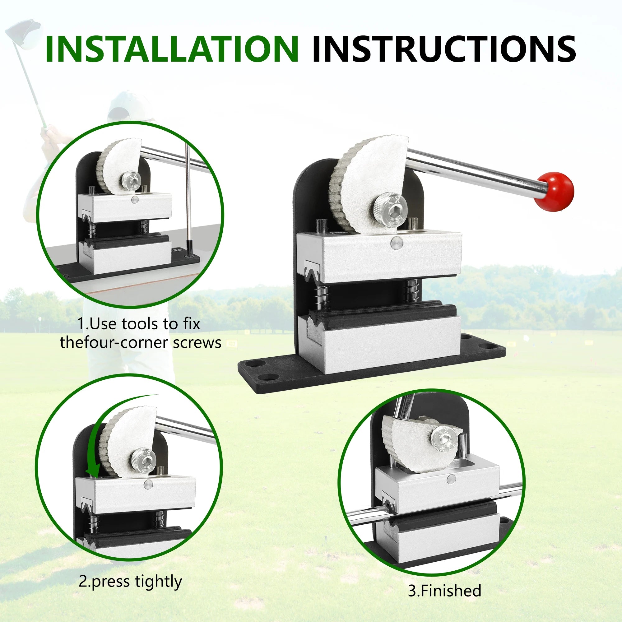 Professional Golf Club Grip Removal Tool for All Shafts - Workshop Vice Clamp