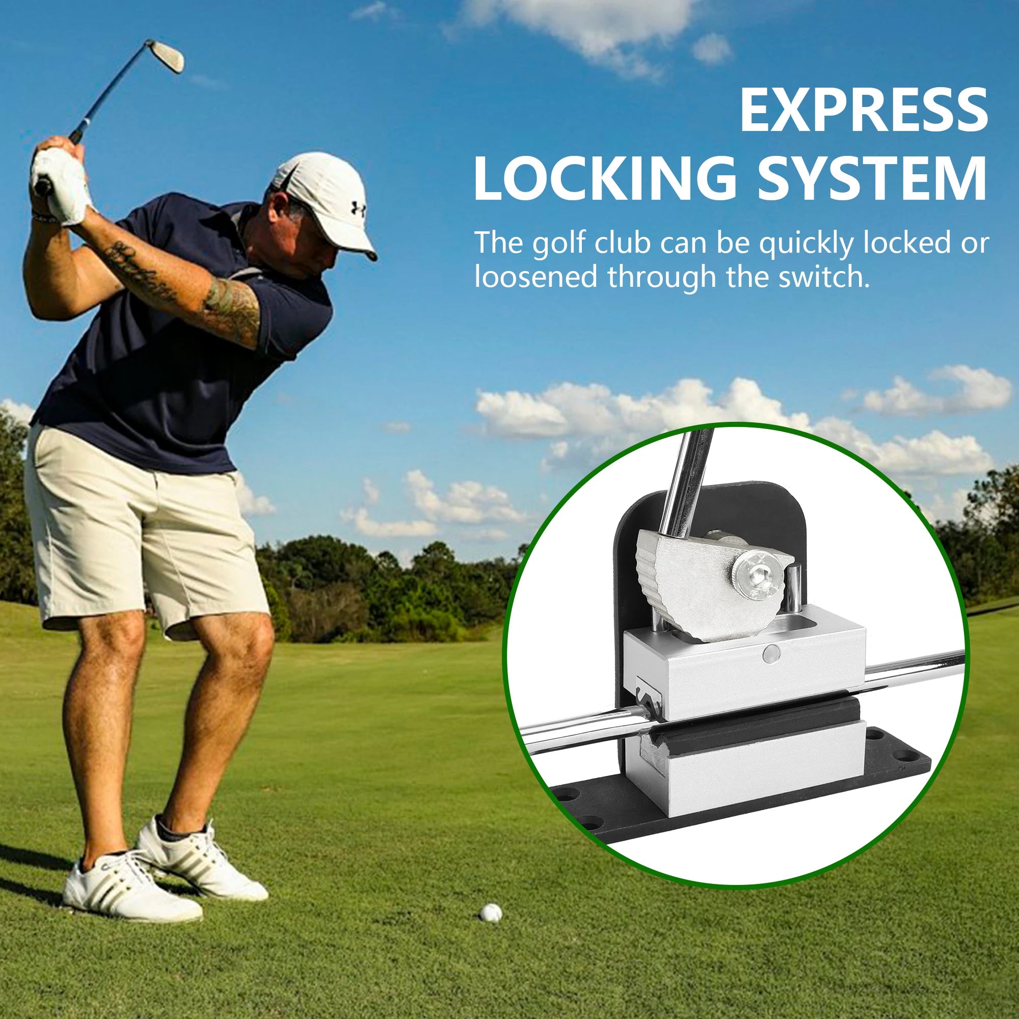 Professional Golf Club Grip Removal Tool for All Shafts - Workshop Vice Clamp
