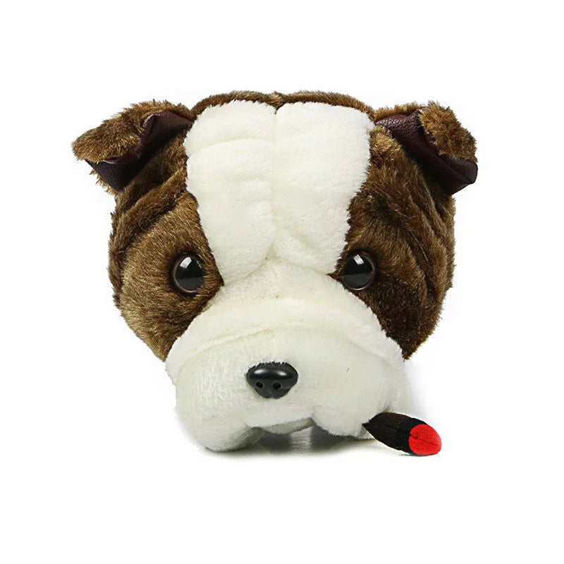 Playful French Bulldog Plush Headcover