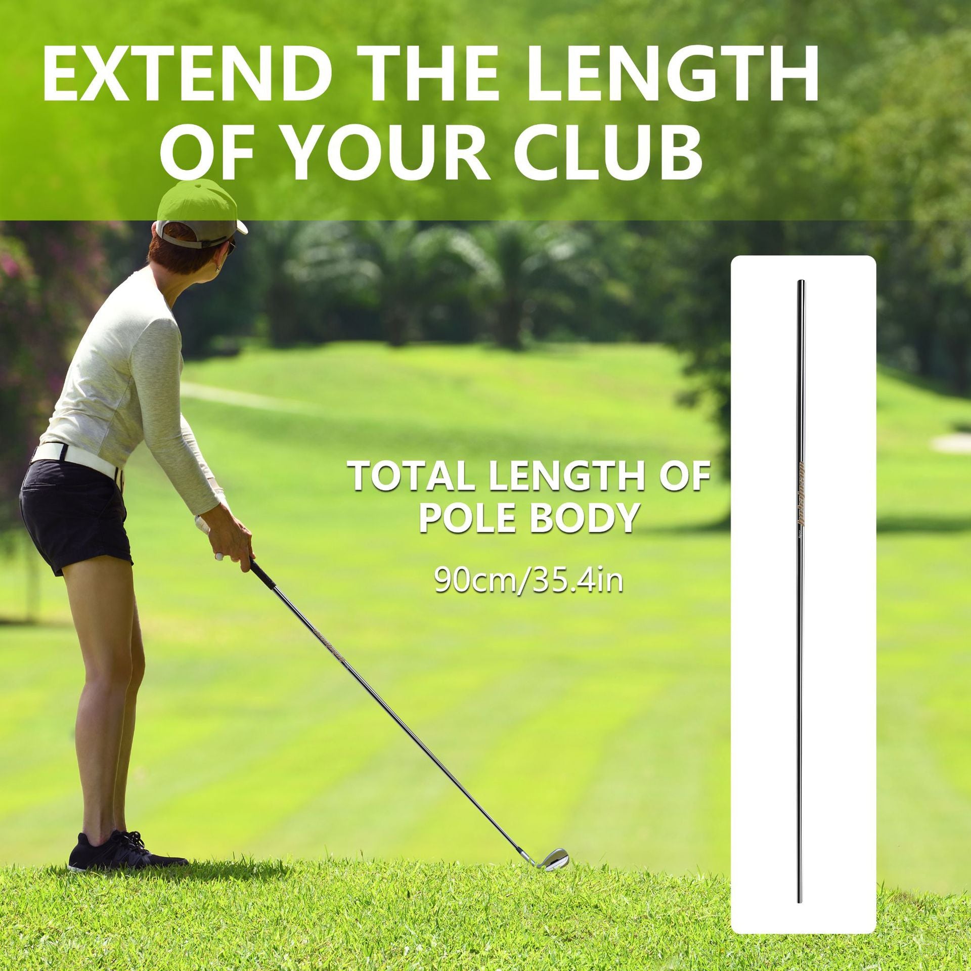 WOSOFE Premium Stainless Steel Golf Iron Shaft - Stepped Design & Ultra-Light Options