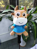 Soft Plush Animal Golf Club Head Cover For Driver Golf Headcover