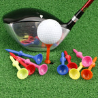 Golf Plastic Tees 100pcs/lot Reduced Friction & Side Spin 83MM