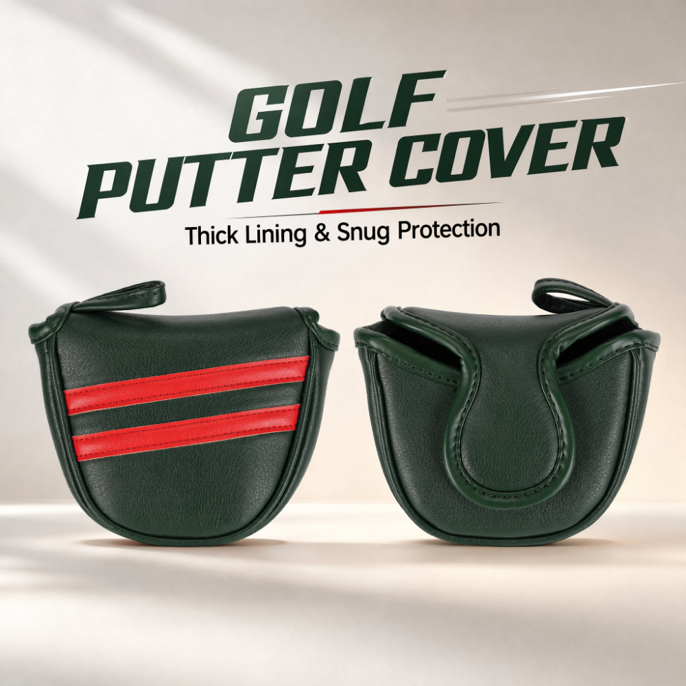 Racing Style Mallet Putter Headcover  Luxury PU Leather