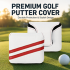 Wosofe Premium Square Magnetic Putter Headcover - Waterproof PU Leather