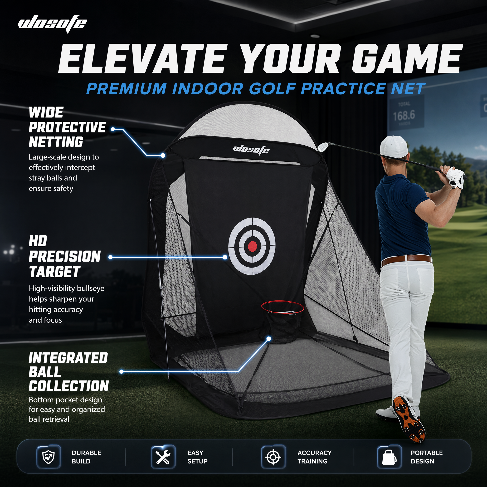 Practice Golf Net Elite