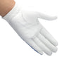 Golf Glove for Men's Left Hand White Soft Leather USA Flag Breathable Professional