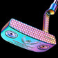 Golf Club Putter Herren rechte Hand mit schwarz-roten Headcovers PU-Griff CNC-Stahl Mallet Professional