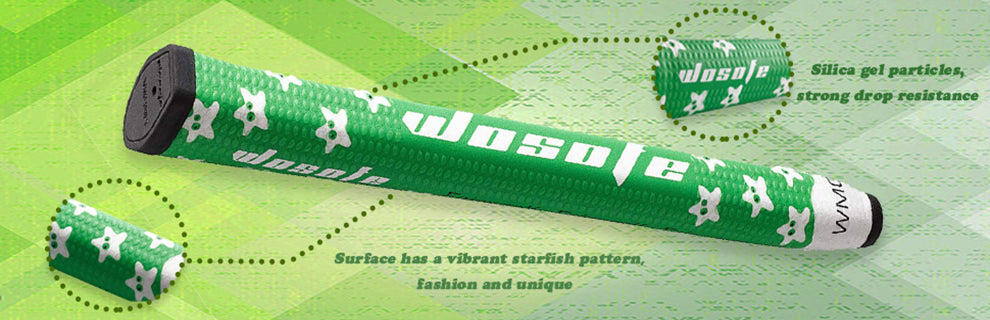 Golf Putter Grip, Small 2.0/Midsize 3.0 Lightweight Non-Slip Putter Grip,Silica Gel Particle Eva Rubber Golf Grips With Starfish Pattern