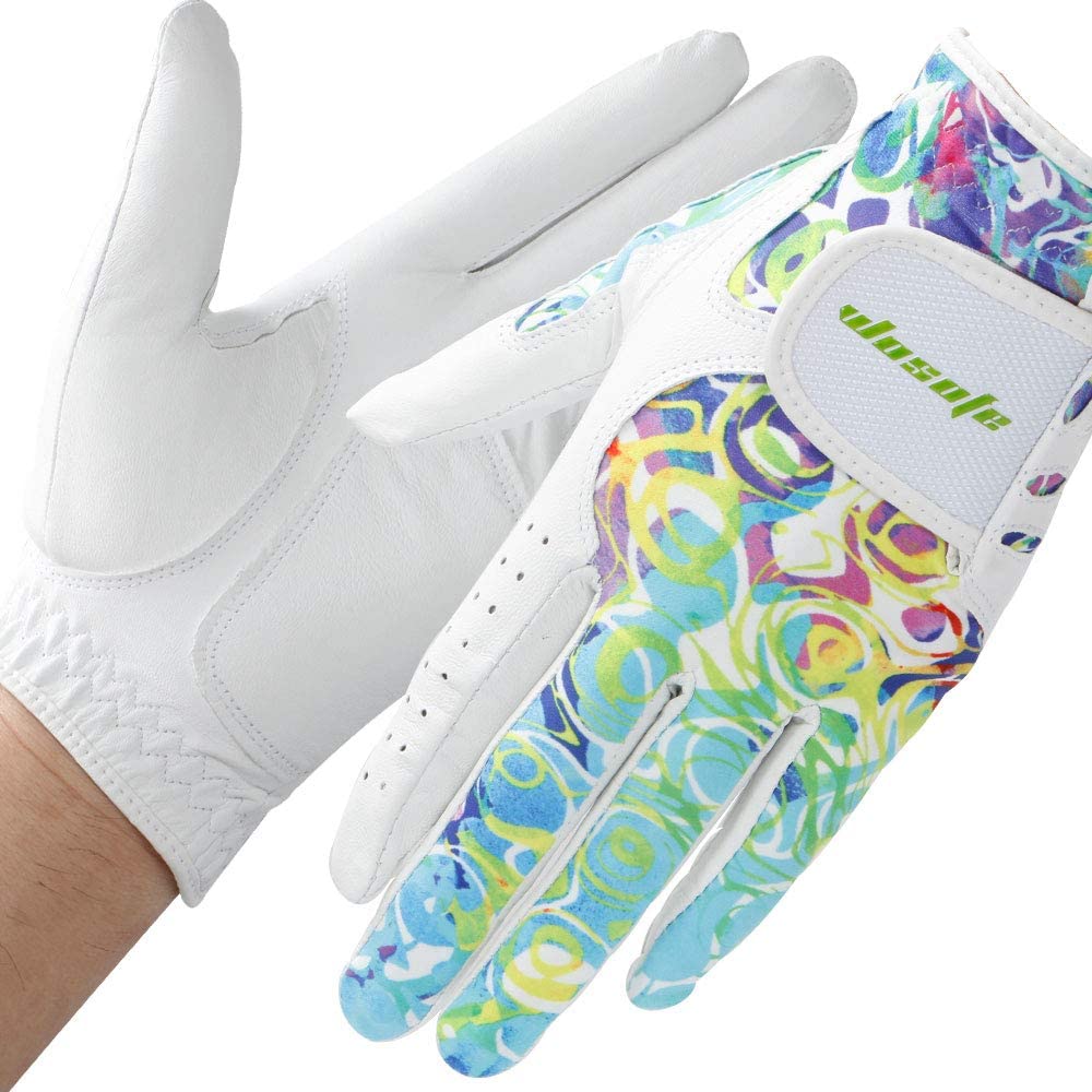 Golf Gloves for Women Soft Leather Accessories Breathable for Non Slip Gloves 1 Pair