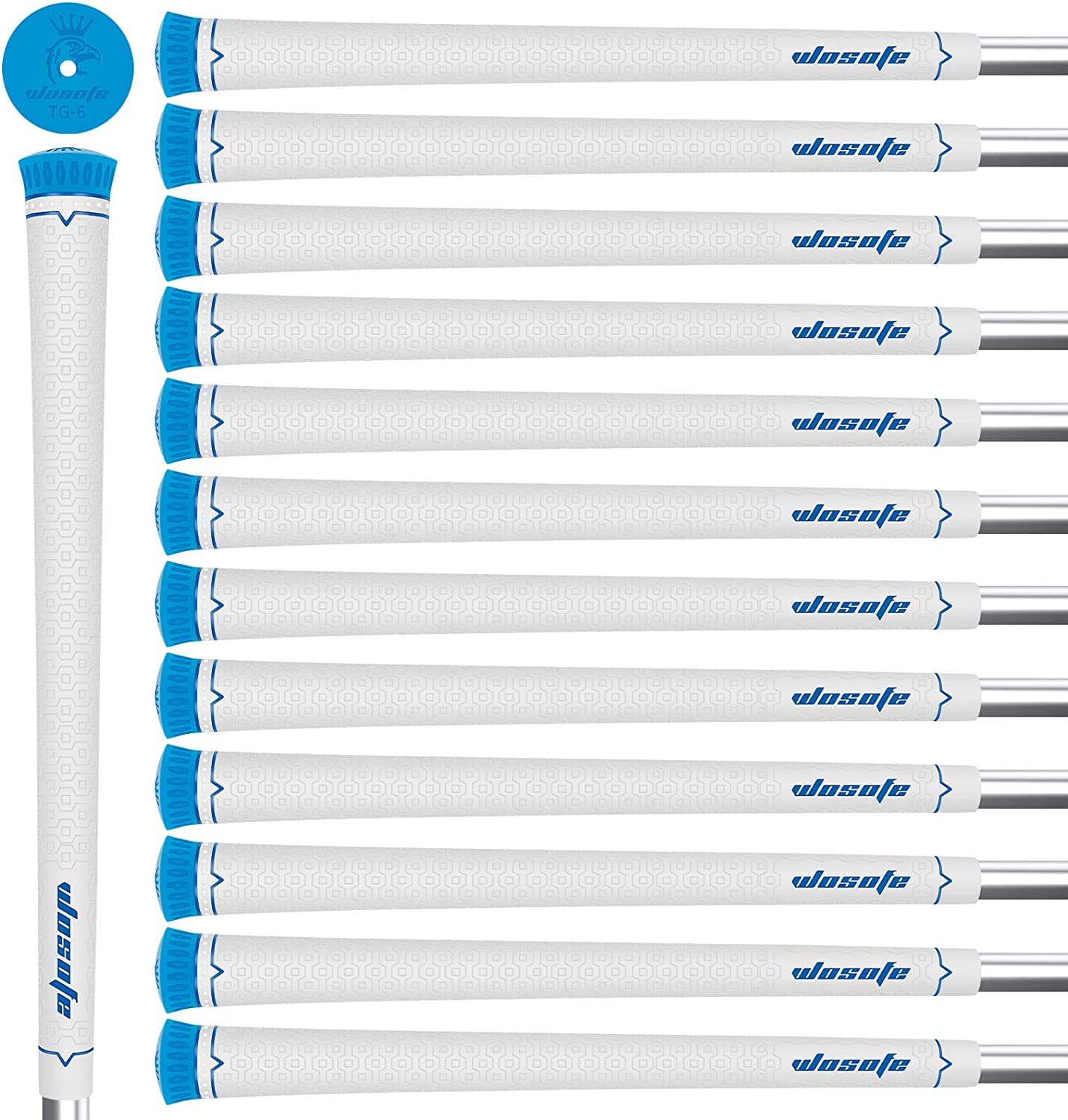 Golf Grips 13 pcs Pack Standard Size Rubber Lightweight Non-Slip Soft For Men And Women