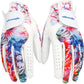 Golf Glove Women Pair Cool Leather Both Hand Summer Floral Colorful Breathable Sport Gloves