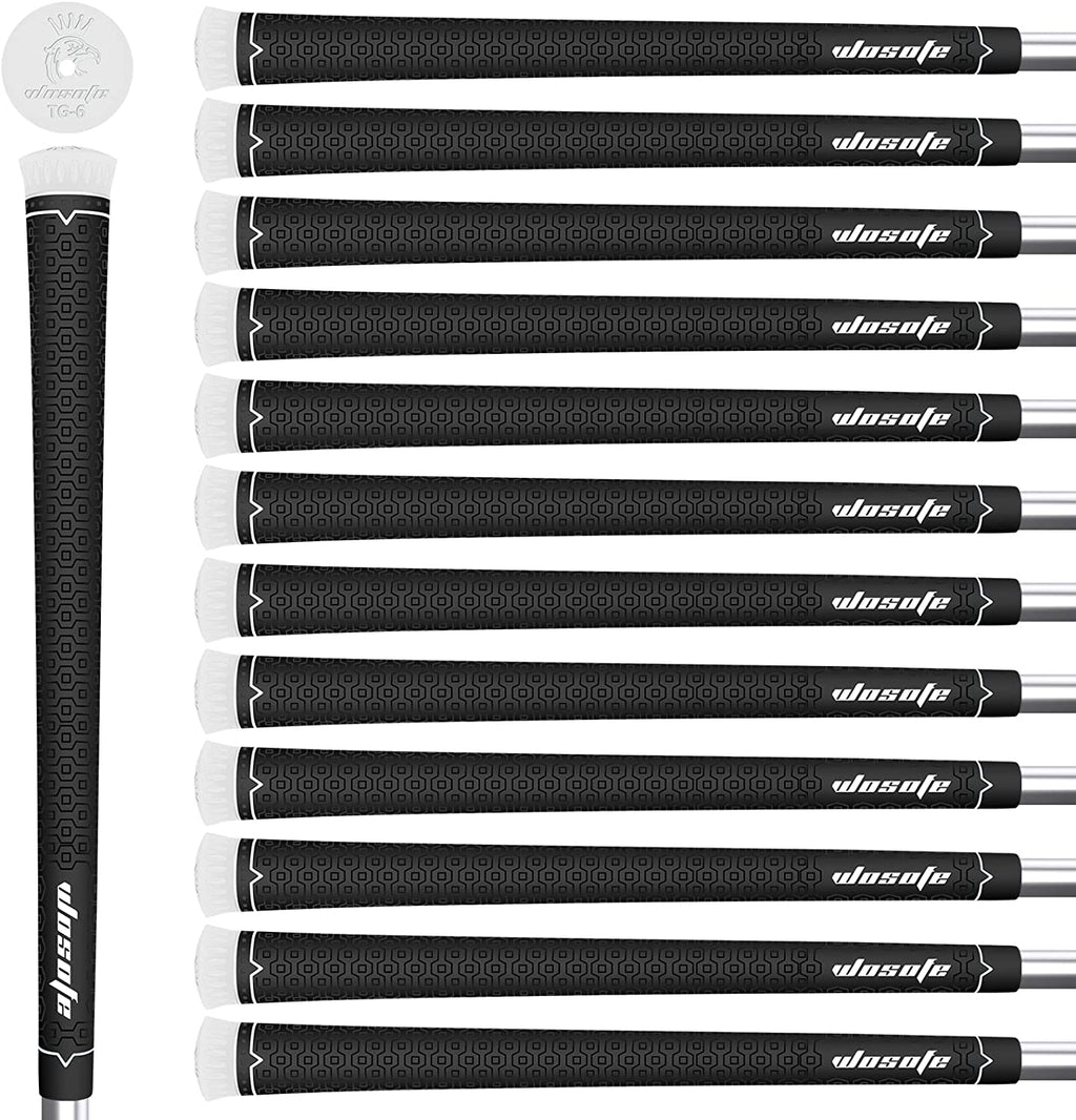 Golf Grips 13 pcs Pack Standard Size Rubber Lightweight Non-Slip Soft For Men And Women