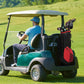Zenesty Golf Iron Head Covers Set für Rechtshänder, schwarze Farbe, PU-Leder, 11 Stück/Menge (einschließlich 4, 5, 6, 7, 8, 9, Pw, Aw, Sw, Lw, X), Anzahl bestickt, mäßig dick, wasserdicht, passend für die meisten Marken 