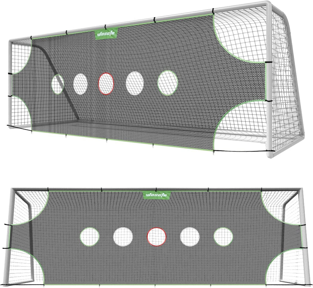 Wosofe Soccer Goal Target Soccer Training Equipment Net With Scoring Zones Improve Kick Practice Shooting And Goal Shot Accuracy Training