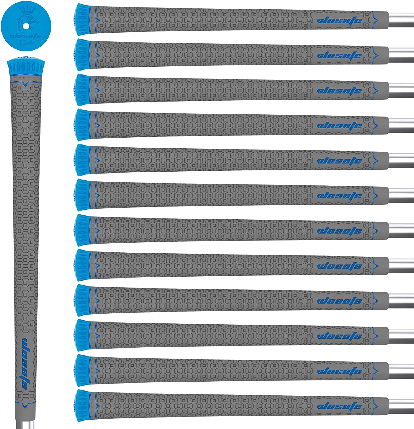 Golf Grips 13 pcs Pack Standard Size Rubber Lightweight Non-Slip Soft For Men And Women