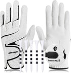 Men Golf Glove LeftHand  Scorekeeper Tees