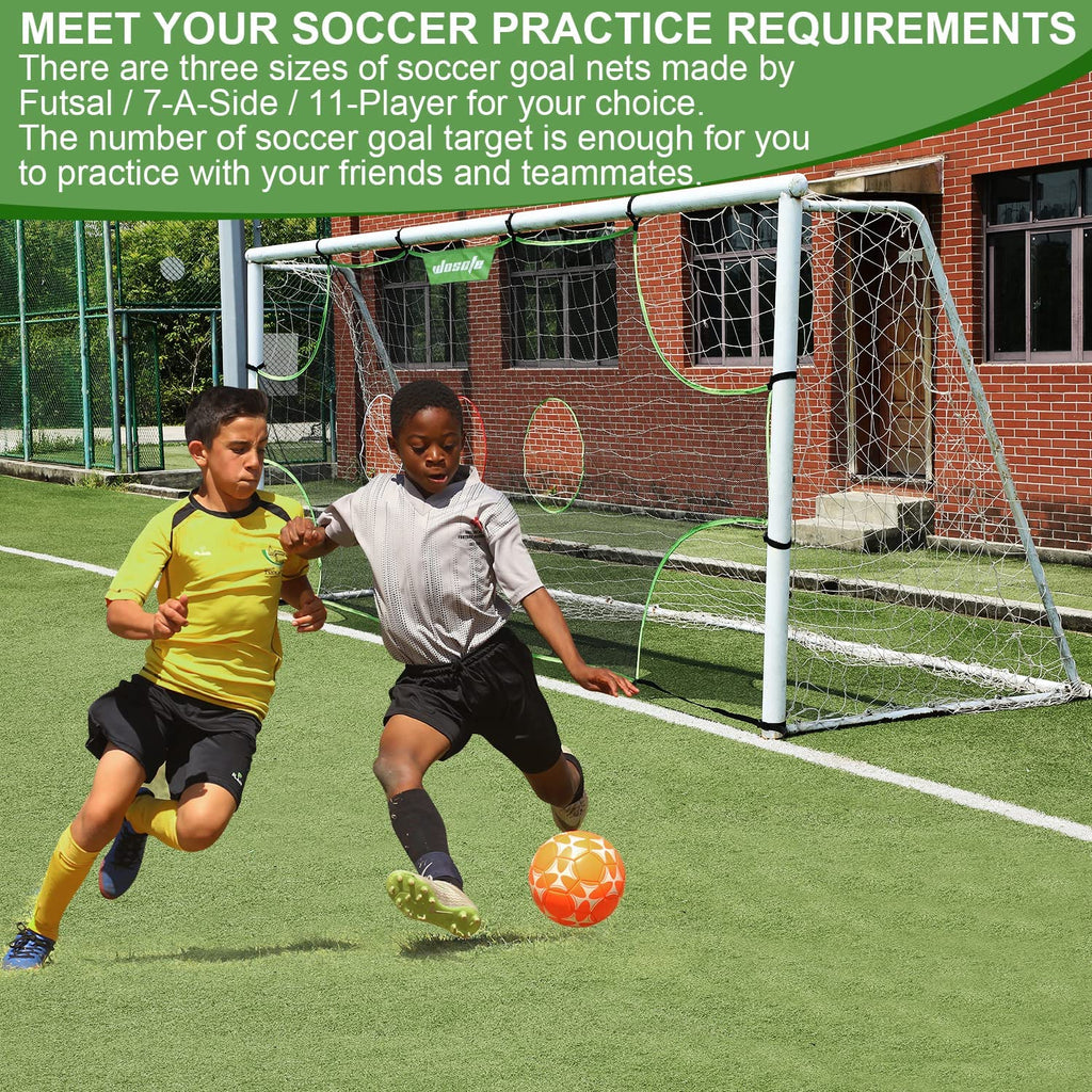 Wosofe Soccer Goal Target Soccer Training Equipment Net With Scoring Zones Improve Kick Practice Shooting And Goal Shot Accuracy Training