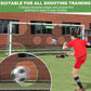 Wosofe-Fußballtor-Ziel-Fußball-Trainingsgeräte-Netz mit Torzonen verbessern das Kick-Übungsschießen und das Training der Torschussgenauigkeit 