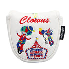 Golf Putter Headcover Clown Mallet Putter Covers High Qulatity PU Leather with Magnetic Closure Golf Club Covers for Scotty Cameron Taylormade Titleist Odyssey