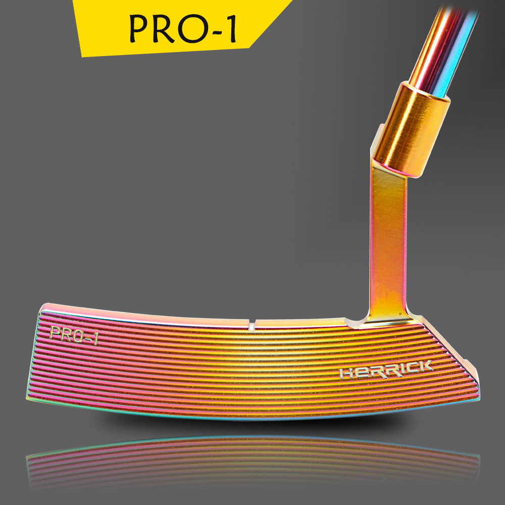 Golf Putter Clubs Herren rechts Stahlschaft geschmiedet komplett CNC-Design Professional 