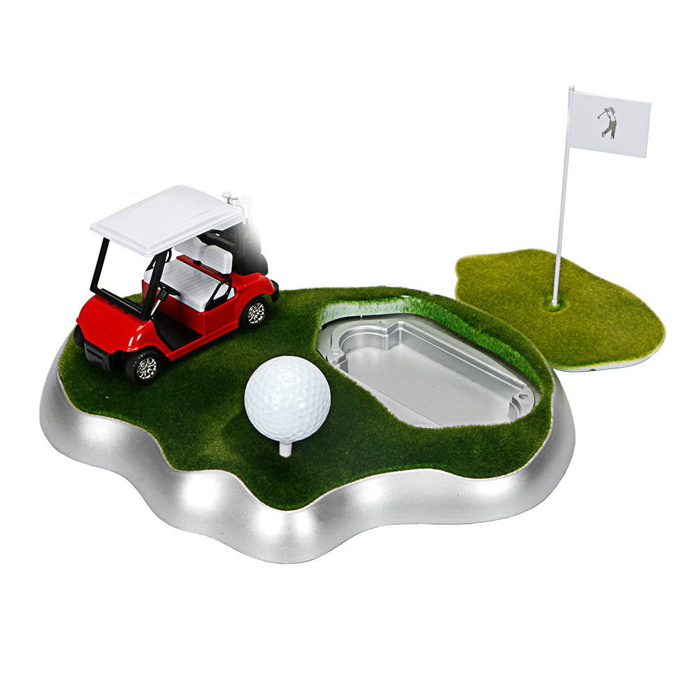 Golf Parts Model Golf ball And Toy Car Golf Gifts
