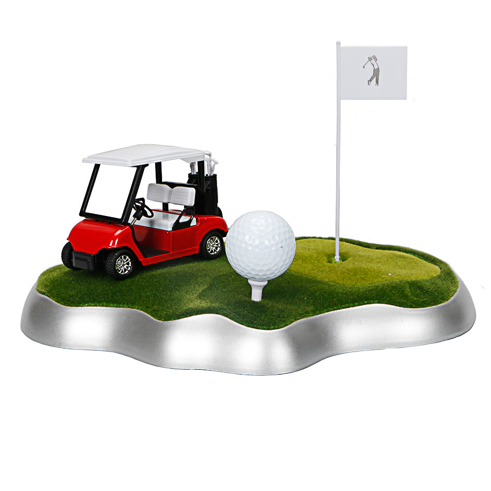 Golf zerteilt vorbildlichen Golfball und Spielzeug-Auto-Golf-Geschenke
