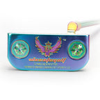 Golf Putter Blade Men Right Hand Black Red HeadCovers PU Grip CNC Steel Mallet Professional Golf Club