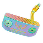 Golf Putter Blade Men Right Hand Black Red HeadCovers PU Grip CNC Steel Mallet Professional Golf Club